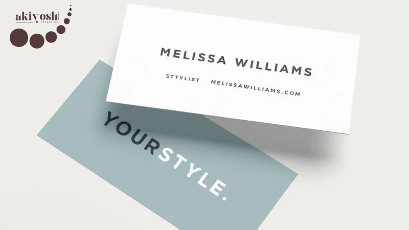 นามบัตรมินิมอล - Minimalist Business Cards